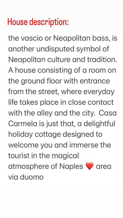 나폴리 Casa Carmela 빌라 외부 사진